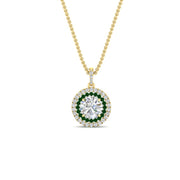 1-carat-double-halo-emerald-round-pendant-necklace-in-FDPD1190ROGEMGR-NL-1CT-YG-T